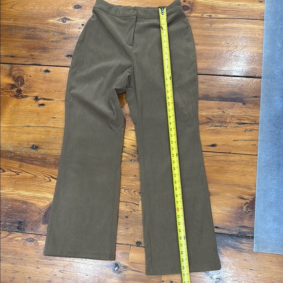 Sincerely Jules Brown Wide Leg Pants with Flared Leg and Full Length Size Large - Picture 6 of 8